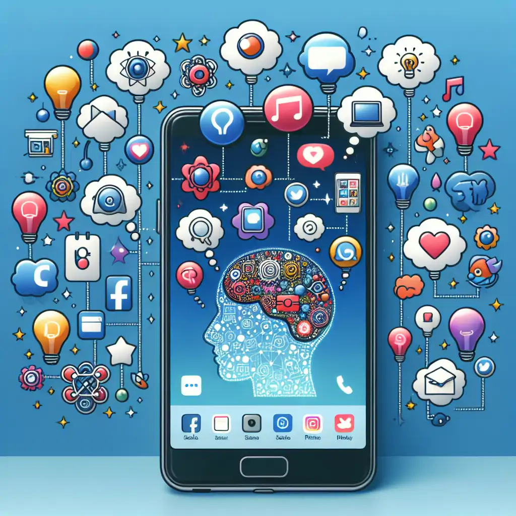 Digital montage showing social media apps and Simone de Beauvoir related quotes on a smartphone screen.