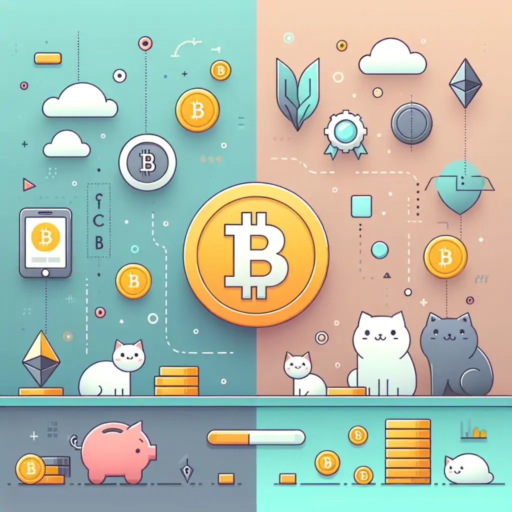 A border between modern minimalist design and crypto kitsch elements