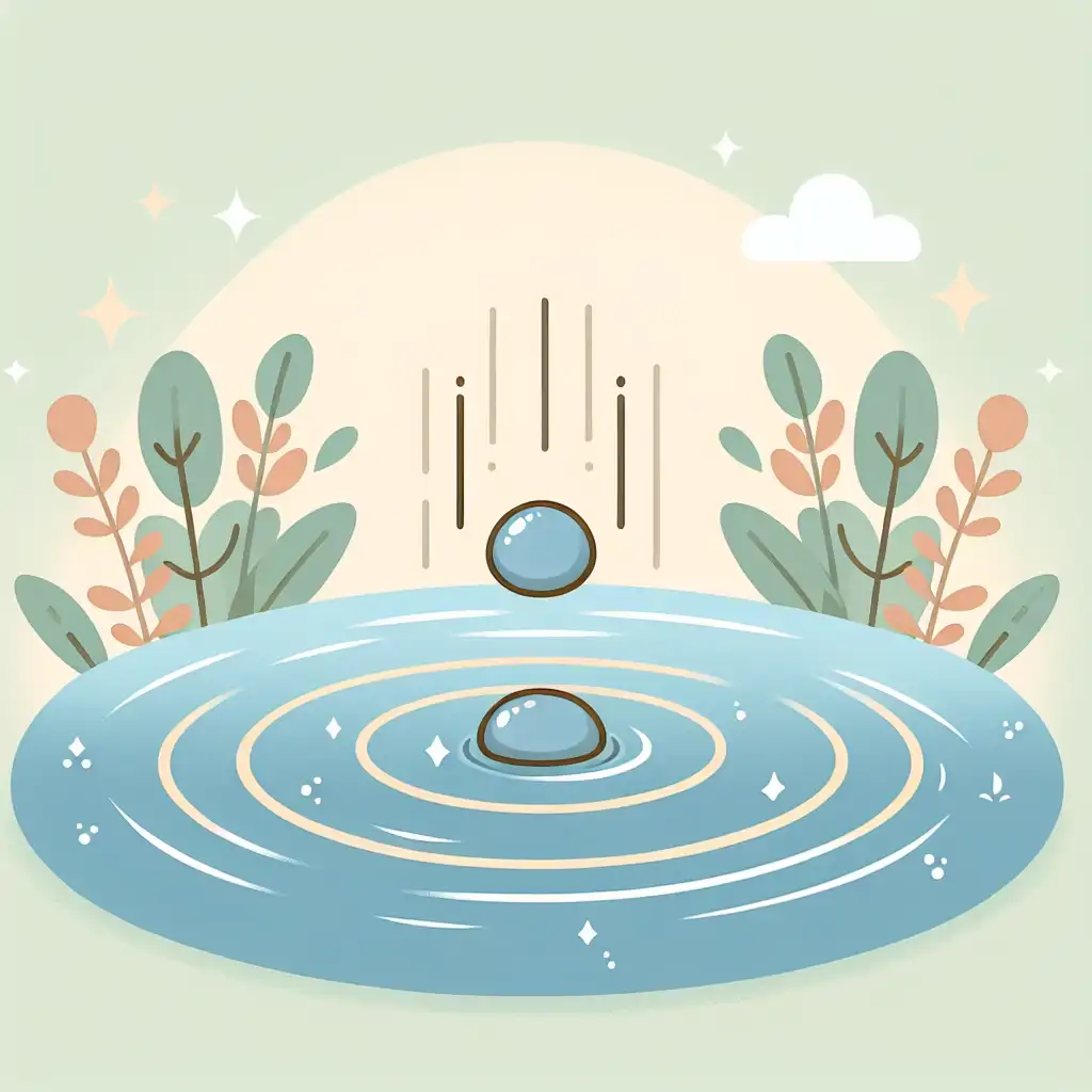 A ripple effect graphic illustrating the widespread impact of bullying.