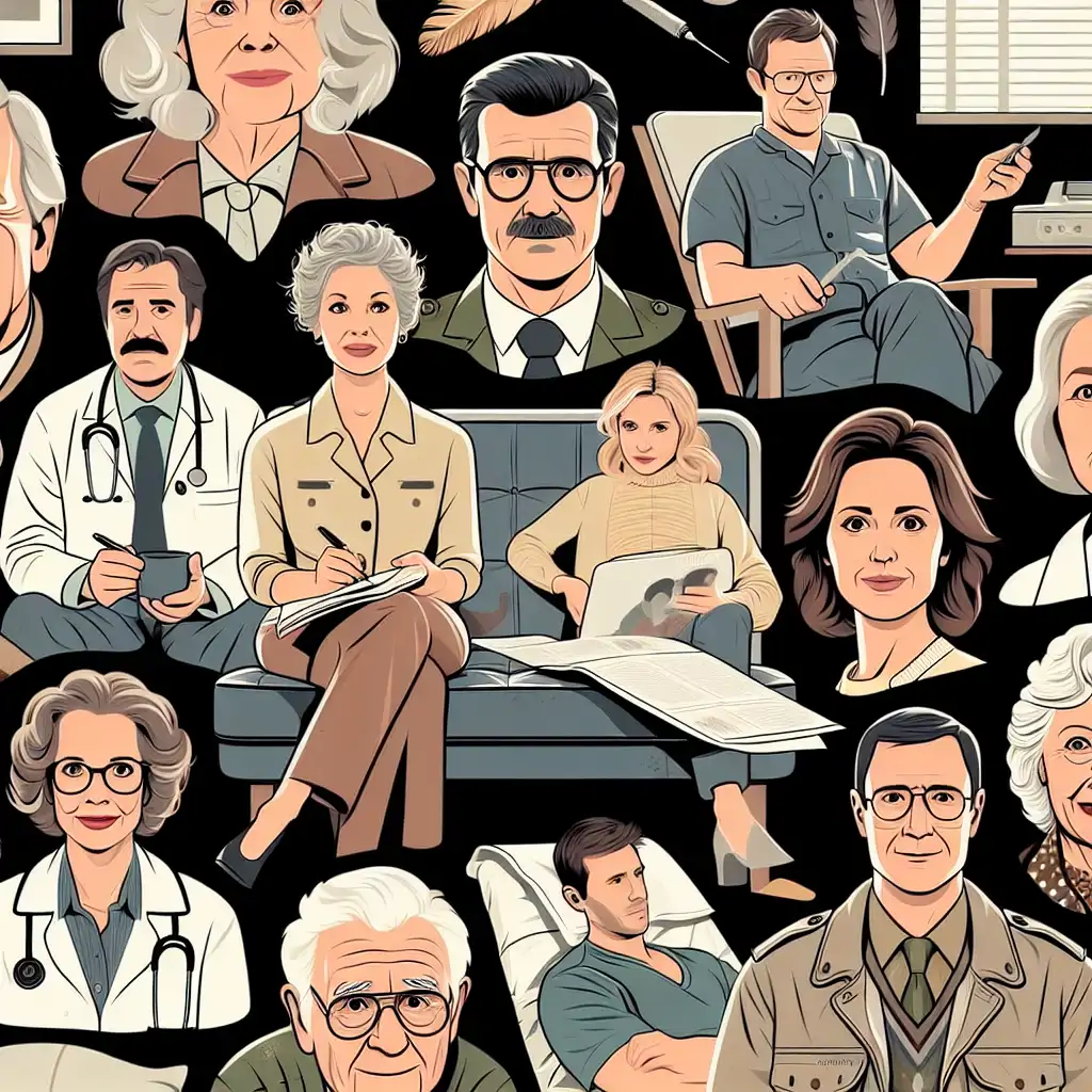 A collage of popular TV shows featuring psychologists in action.