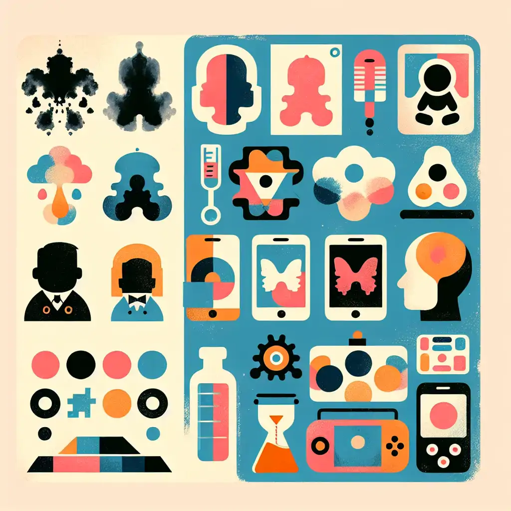 An illustration depicting the historical transformation in child psychology from Freud's era to the modern digital age with elements like smartphones and Snapchat icons.