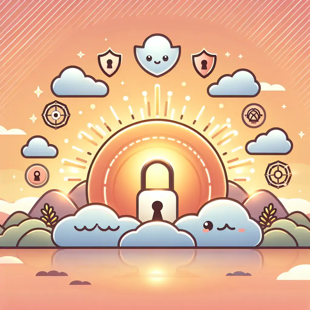 An inspiring image of a sunrise symbolizing new beginnings in digital security