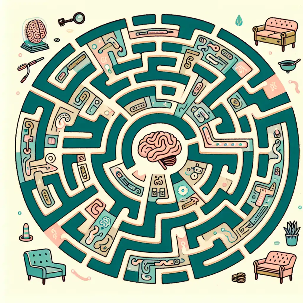 An image of a maze representing the complexities of psychiatry