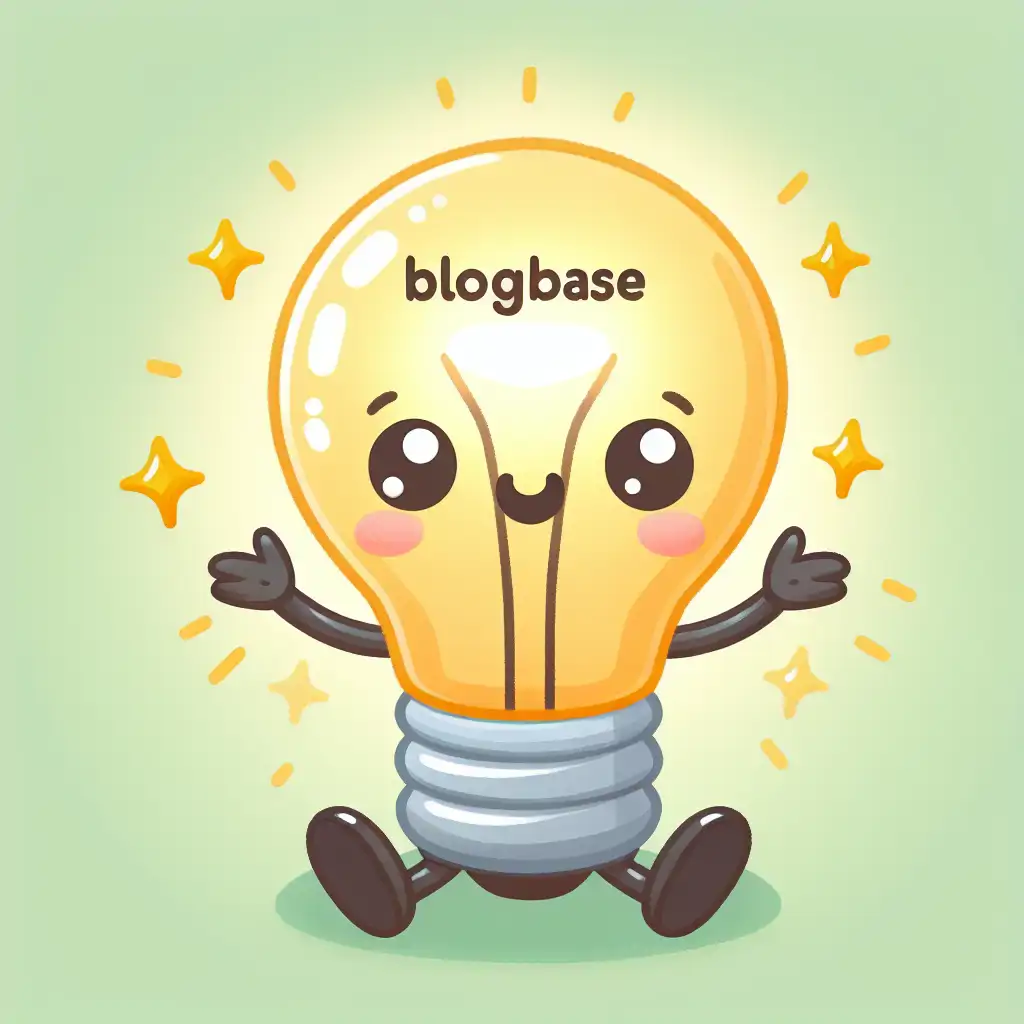 A lightbulb turning on, symbolizing new ideas and discovery through BlogBase.