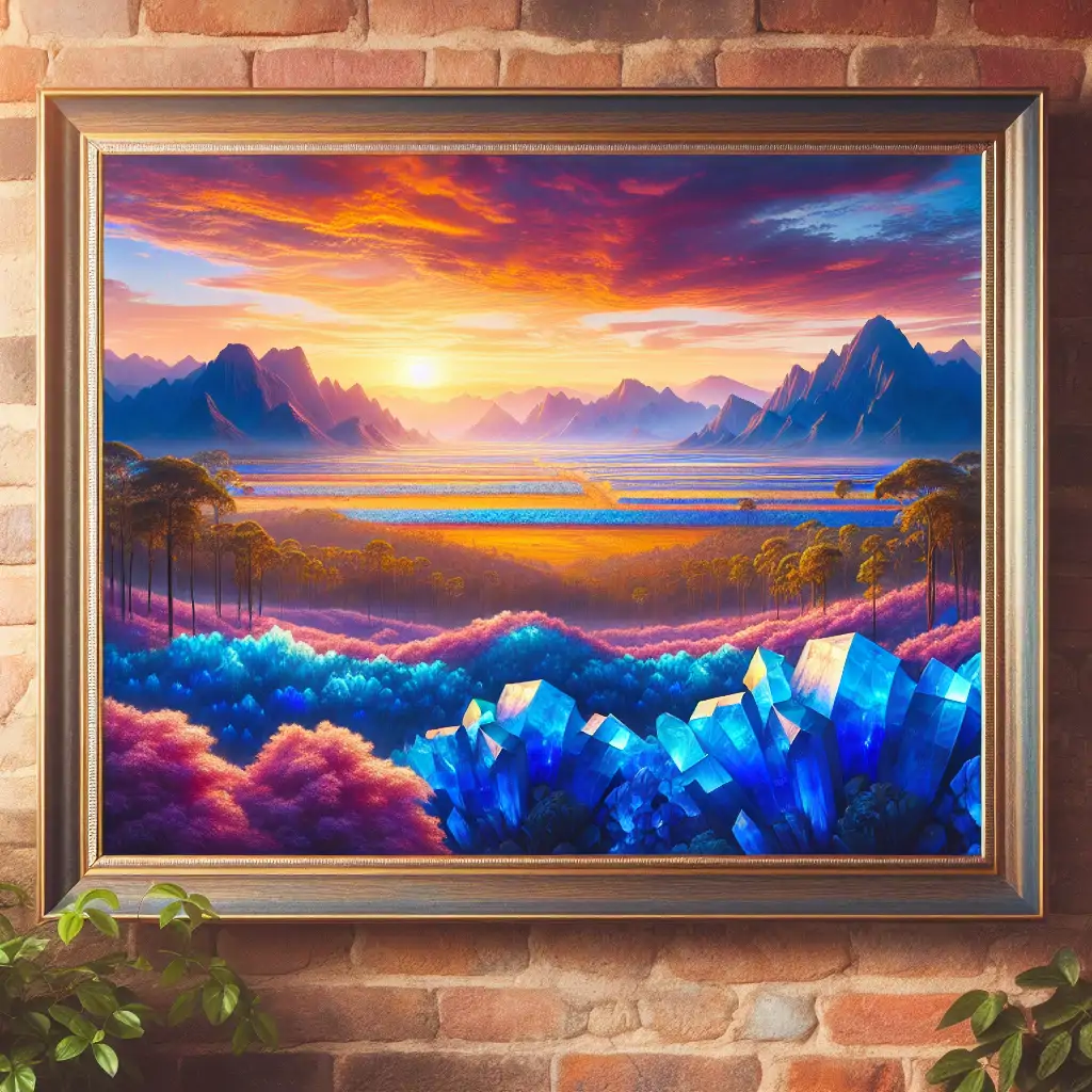 A breathtaking sunset over the sapphire fields of Madagascar, capturing the essence of discovery and laughter.