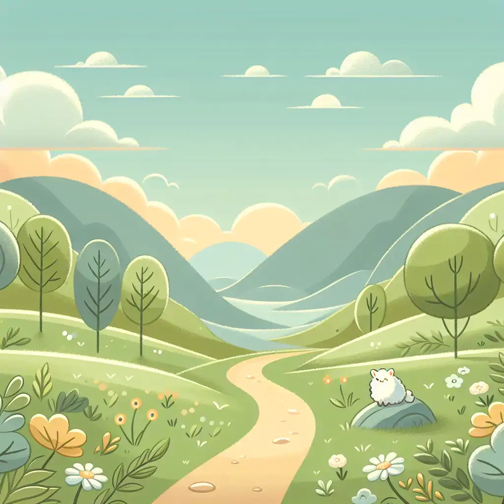 A serene landscape drawing symbolizing the rewarding journey of psychiatry