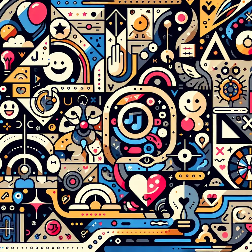 A collage of famous taglines in artistic typography encapsulating emotions like joy, nostalgia, and inspiration.